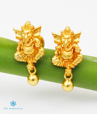 The Mandaka Silver Ganesha Ear-studs
