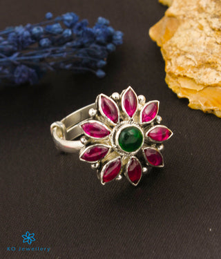 The Lohita Kemp Silver Finger Ring (Oxidised)