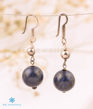 The Blue Lapis Silver Gemstone Earring