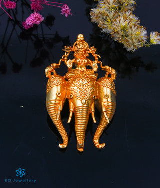 The Gaja Silver Pendant/Brooch