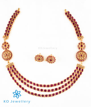 The Anubhuti Silver Layered Kemp Necklace